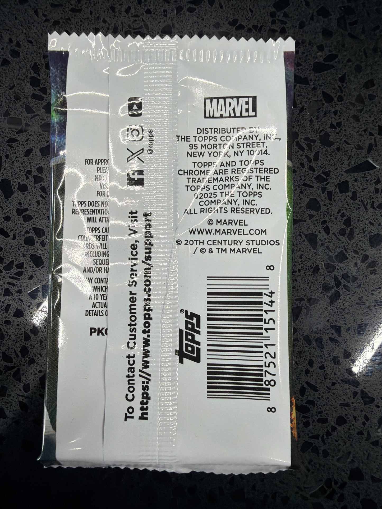 2025 Topps Marvel Studios Chrome Blaster Pack (4 Cards)