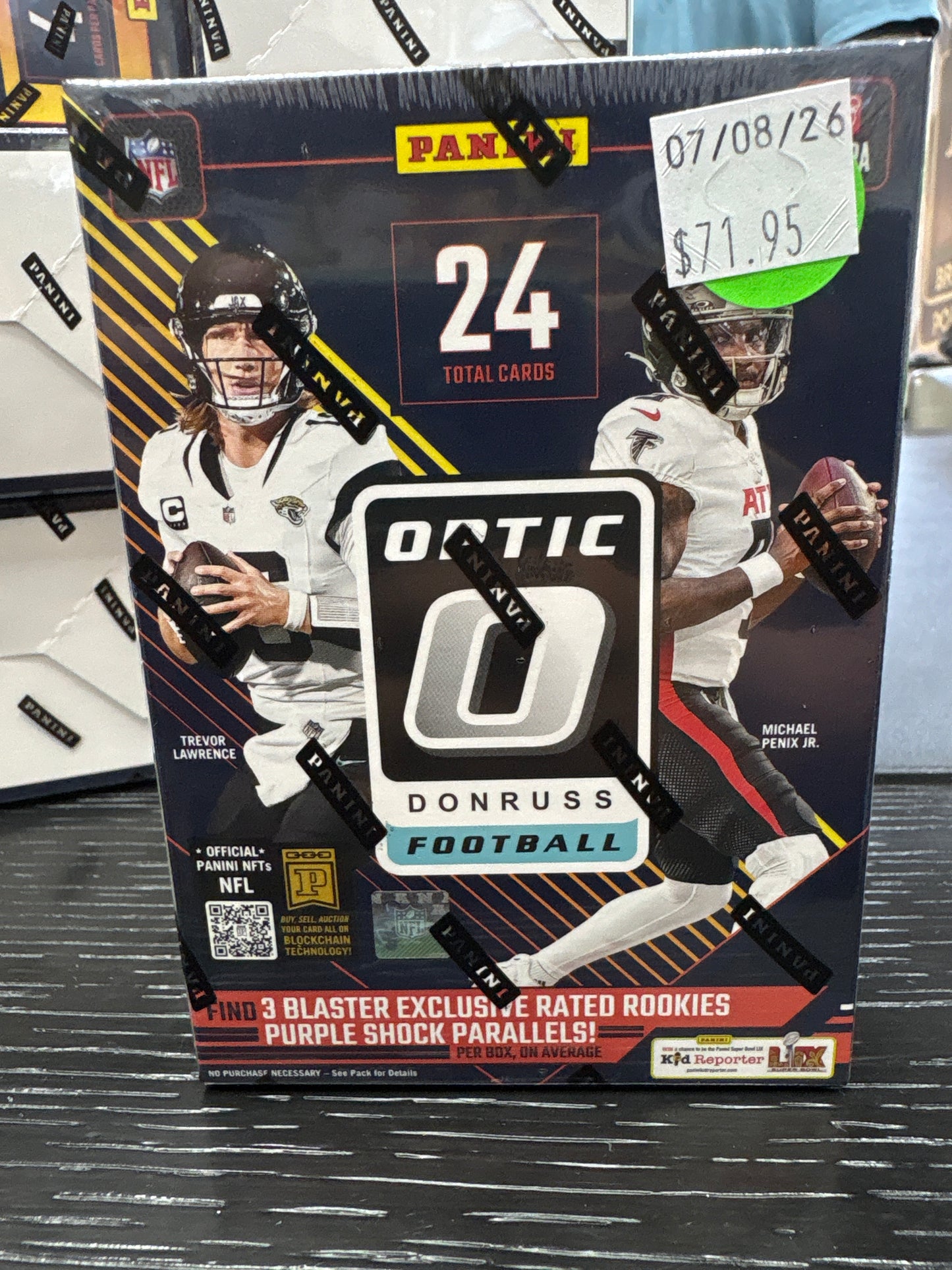 2024 Panini Donruss Optic Football Blaster Box (Purple Shock!)