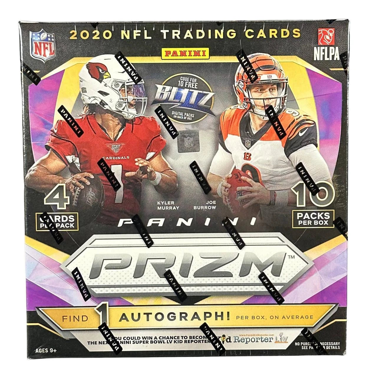 2020 Panini Prizm Football Mega Box (Purple Prizms)