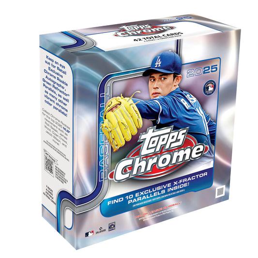 2025 Topps Chrome Baseball Mega 20-Box Case