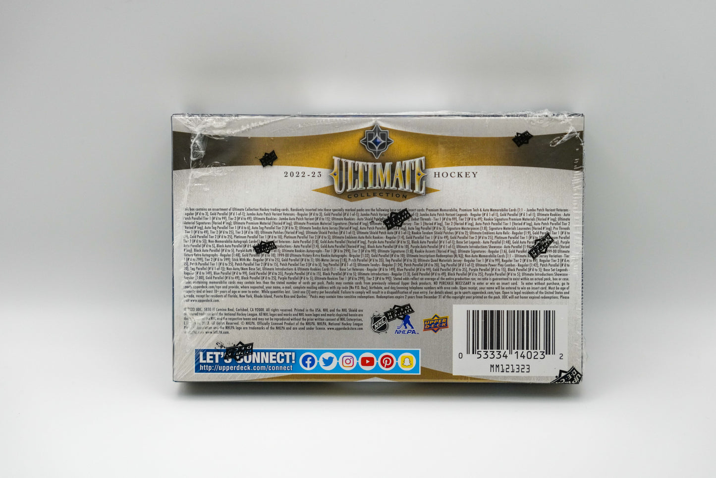 Ultimate Collections 22-23 Upper deck Hockey hobby