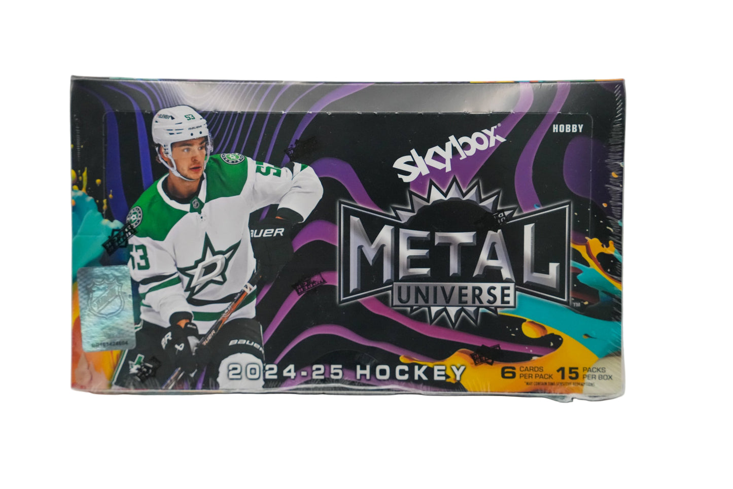 2024-25 SkyBox Metal Universe Hockey Hobby Box – 15 Packs