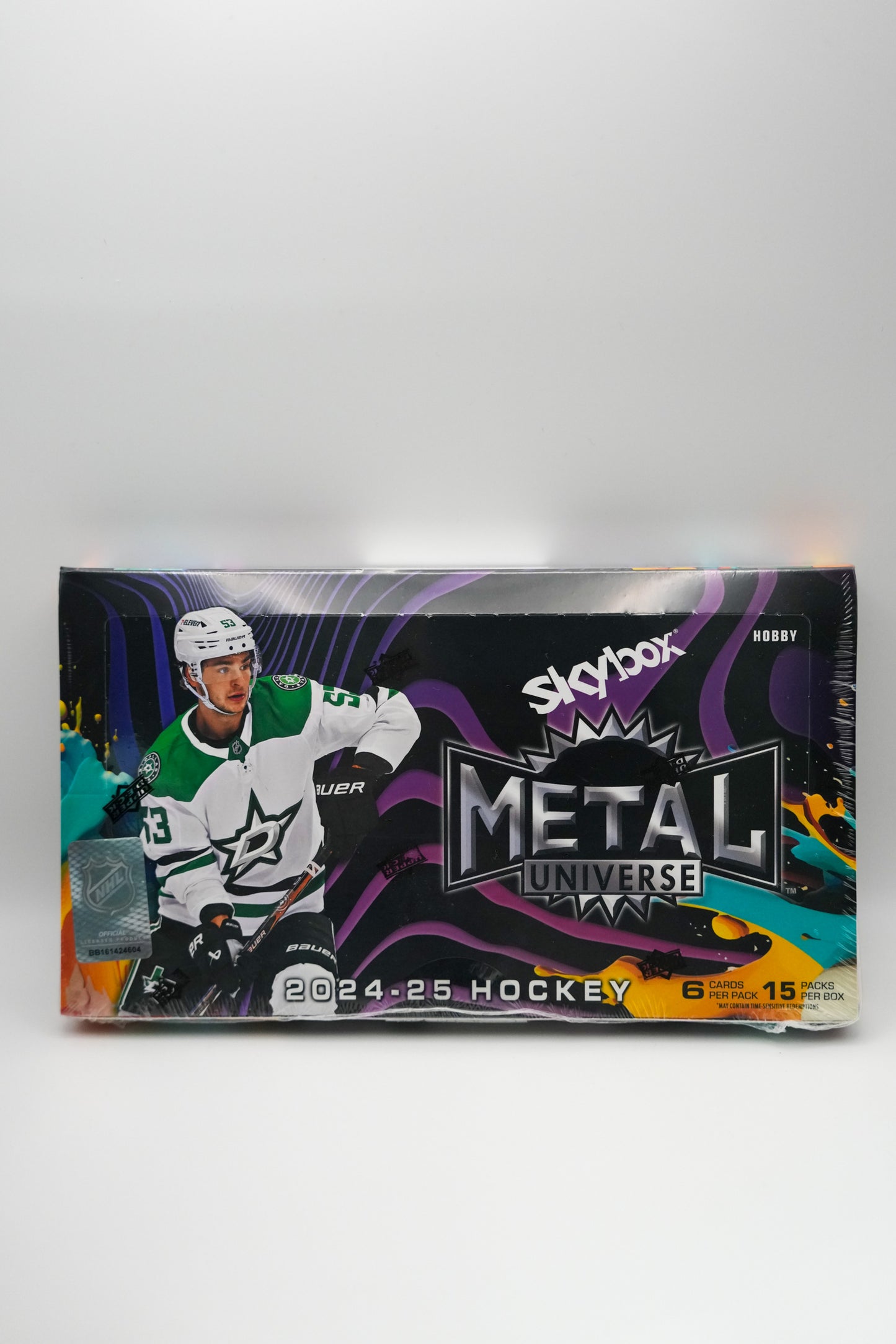 2024-25 SkyBox Metal Universe Hockey Hobby Box – 15 Packs