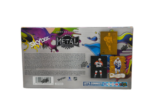 2024-25 SkyBox Metal Universe Hockey Hobby Box – 15 Packs