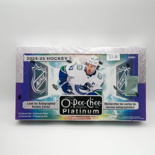 2024-25 O-Pee-Chee Platinum Hockey Hobby Box – NHL Trading Cards