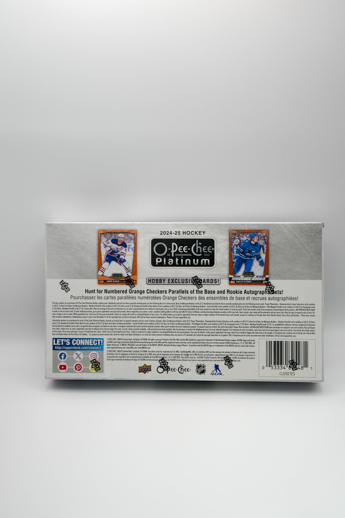2024-25 O-Pee-Chee Platinum Hockey Hobby Box – NHL Trading Cards