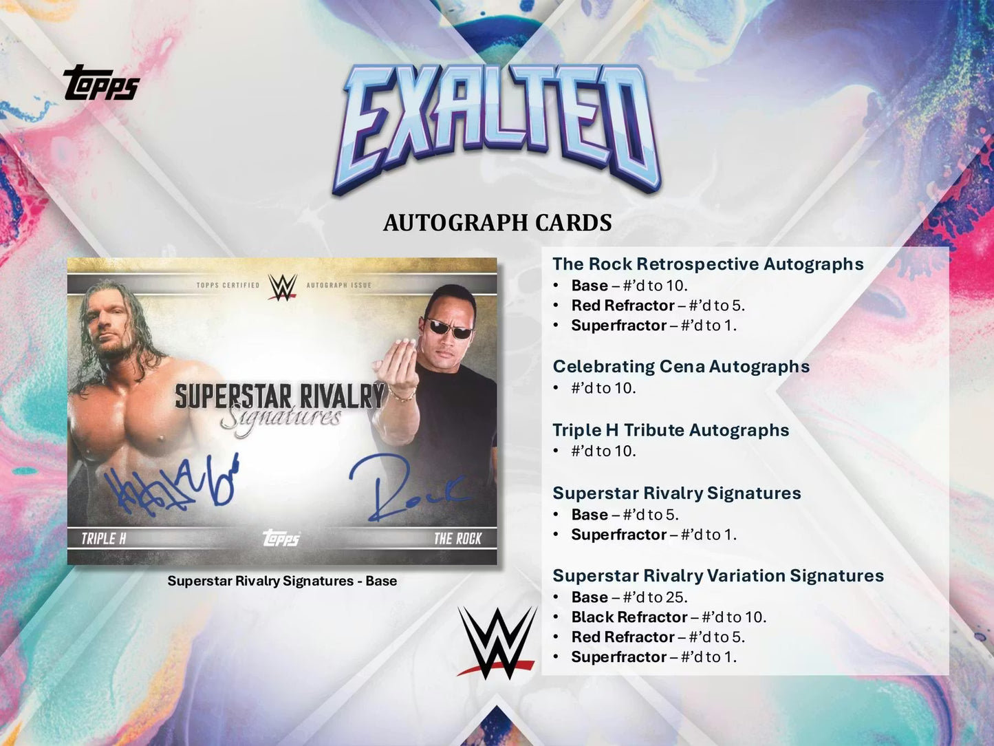 2025 Topps WWE Exalted Wrestling Hobby Box