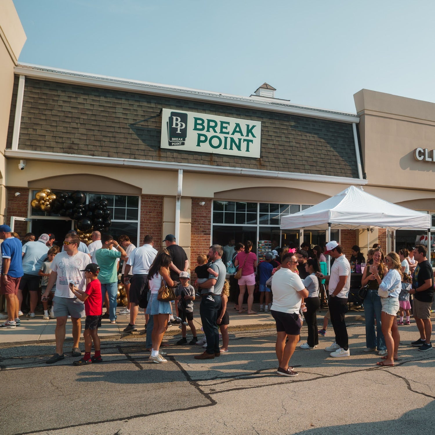Grand Opening at 'Break Point Cards'