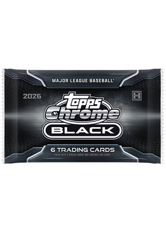 2026 Topps Chrome Black Baseball Hobby Box