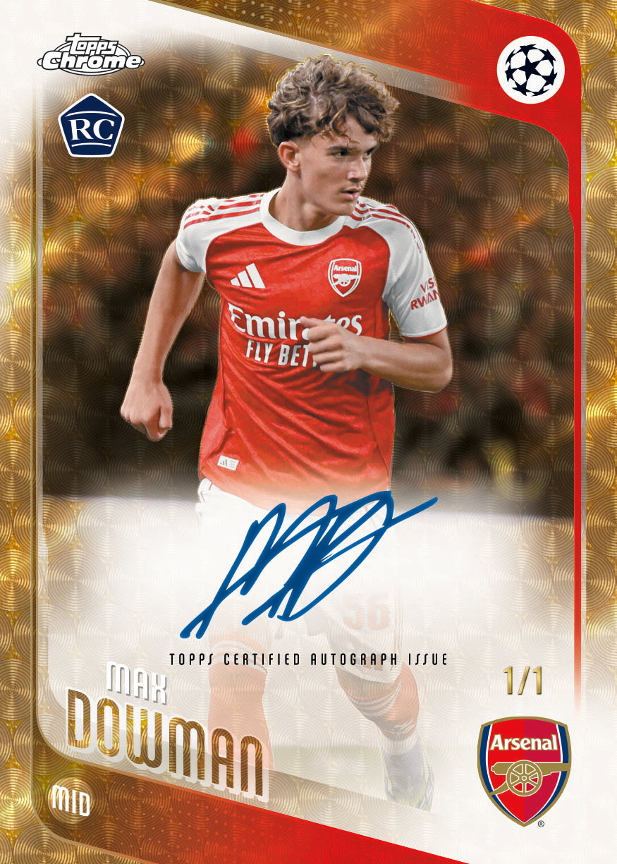 2025/26 Topps Chrome UEFA Club Competitions Soccer Hobby Box