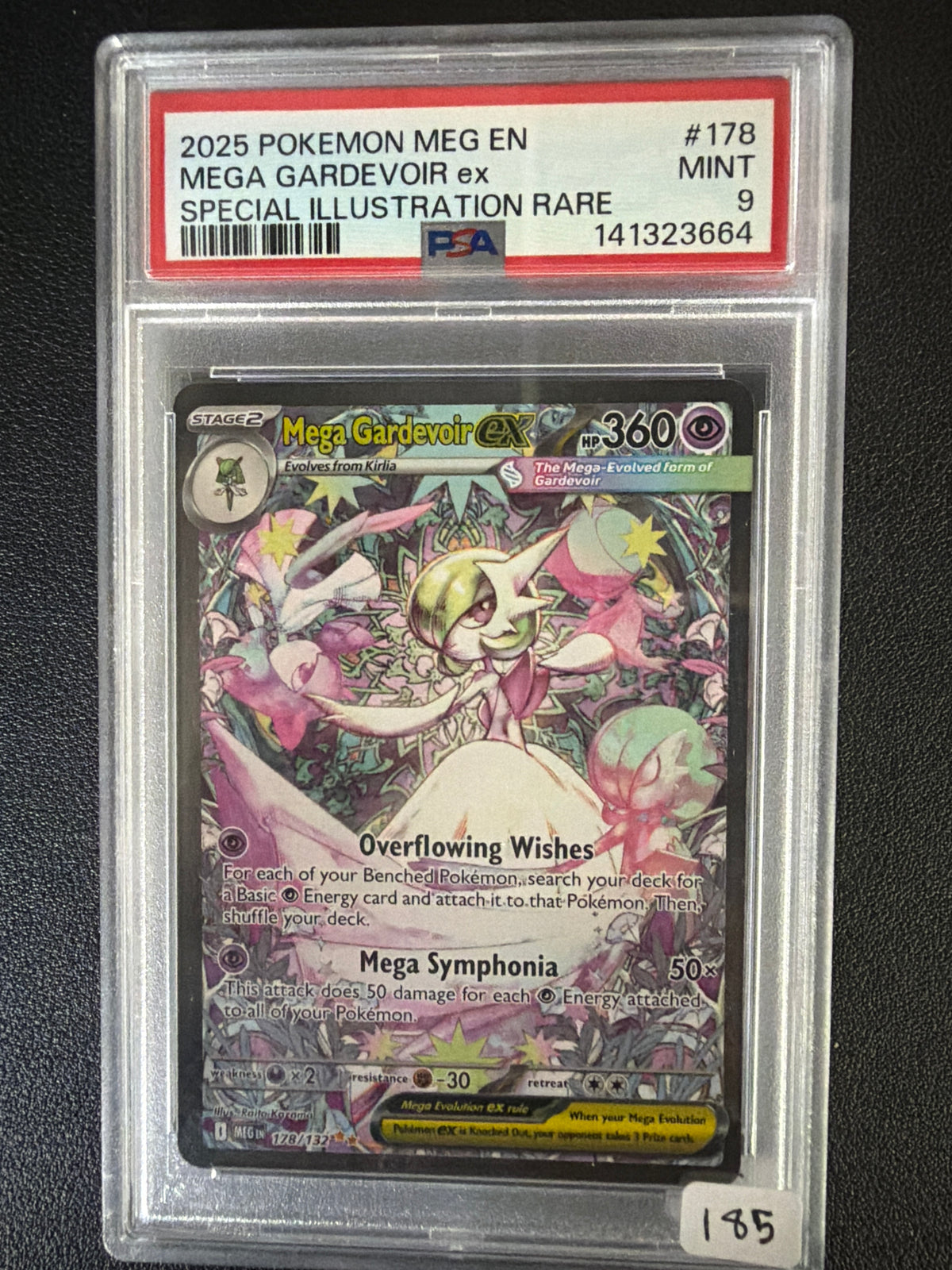 2025 Pokémon Meg EN Mega Gardevoir ex SIR PSA 9
