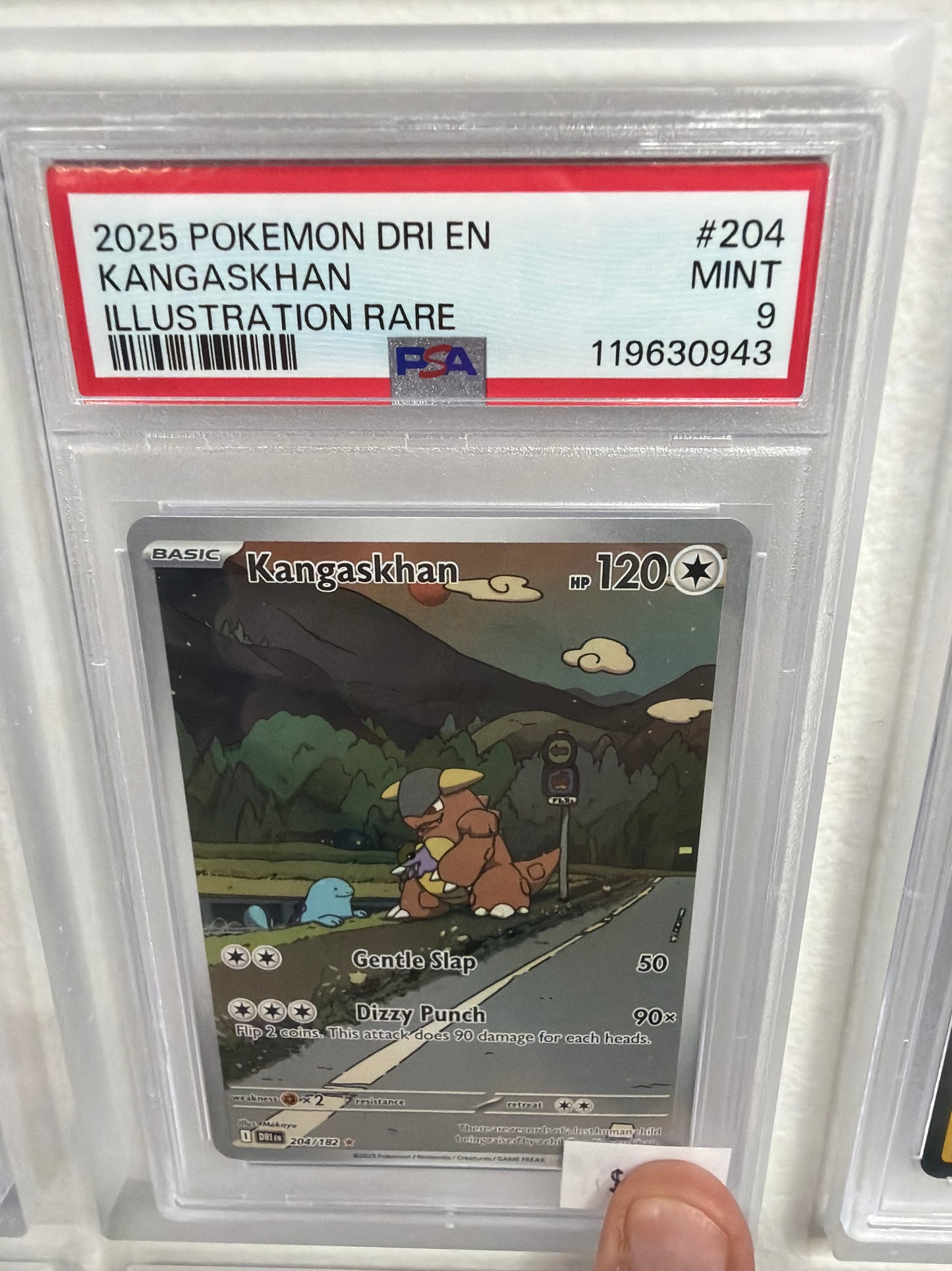 2025 POKEMON DRI EN KANGASKHAN IR #204 PSA MINT 9