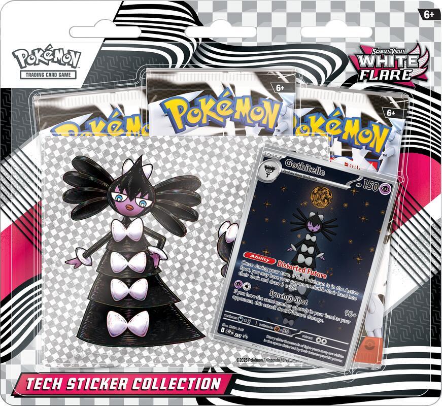 White Flare 3 pack blister