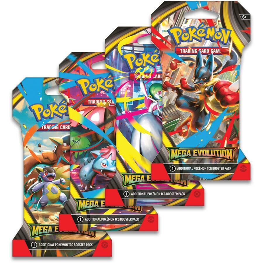 Mega Evolution Sleeved Booster Pack - ME01: Mega Evolution (MEG)