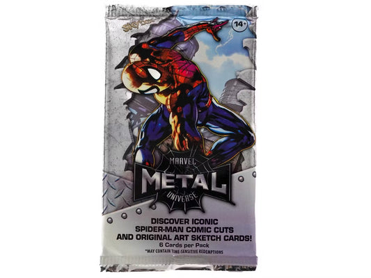 Marvel Spider-Man Metal Universe Trading Cards Box (Upper Deck 2021)