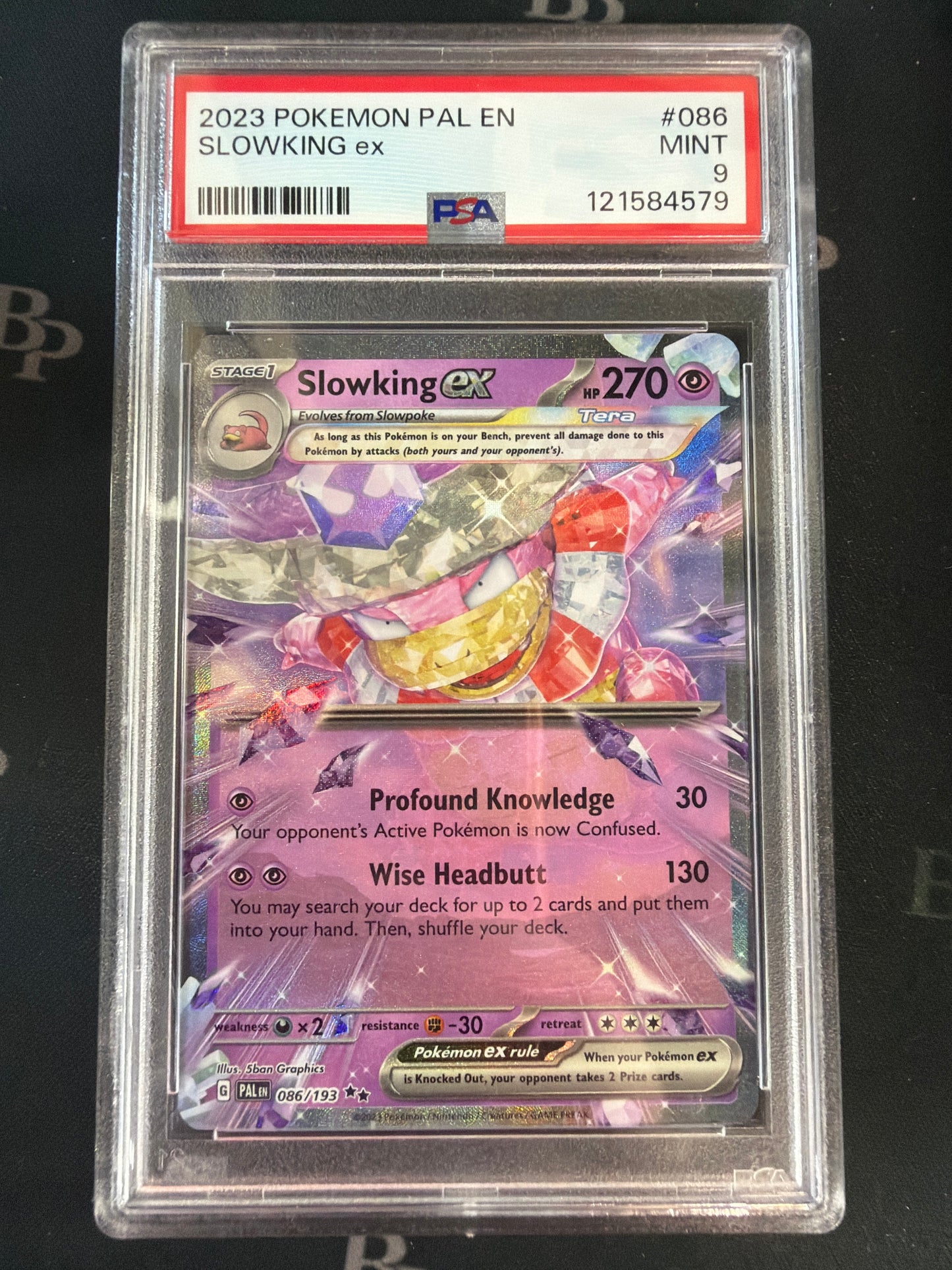 2023 POKEMON PAL EN SLOWKING ex #086 PSA MINT 9