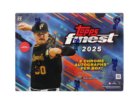 2025 Topps Finest Baseball Hobby Box SEALED 8-Box Case
