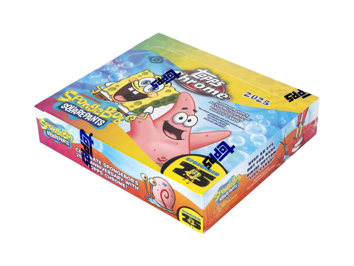 Topps Chrome SpongeBob 25th Anniversary Hobby Box