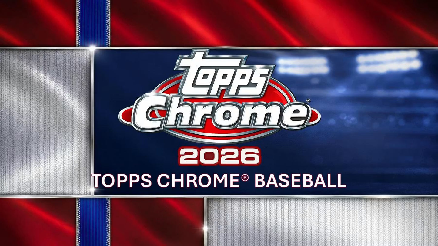 2026 Topps Chrome Baseball Mega Box
