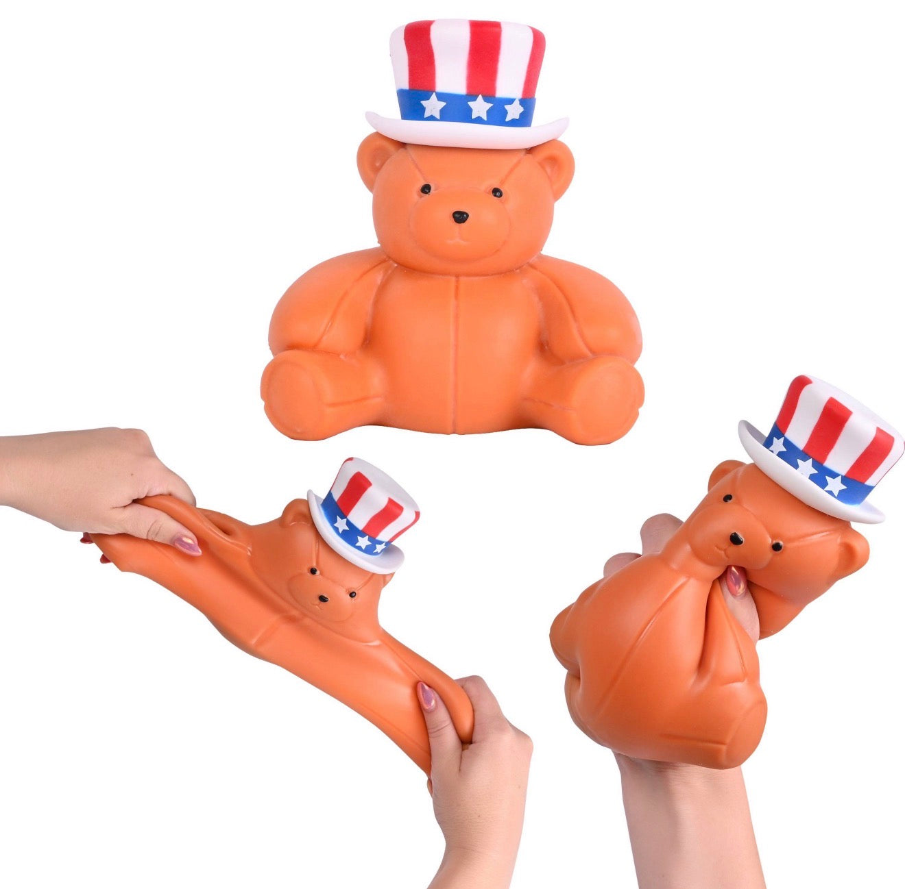 Sunny Days Entertainment Americana Squishy Patriotic Bear Sensory Toy