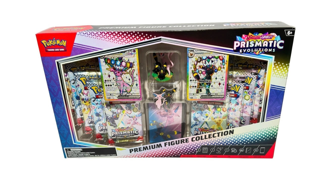 Pokemon TCG Prismatic Evolutions Premium Figure Collection Espeon Umbreon Sealed