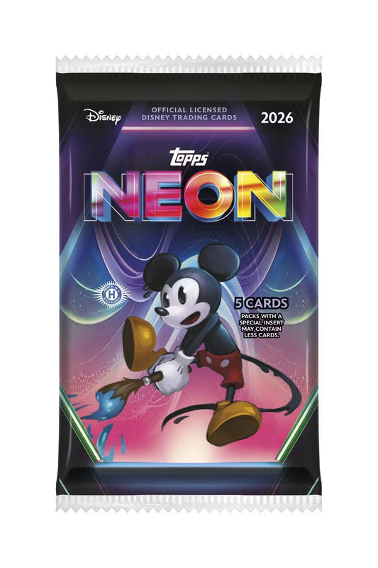 2026 Topps Disney Neon Hobby Box