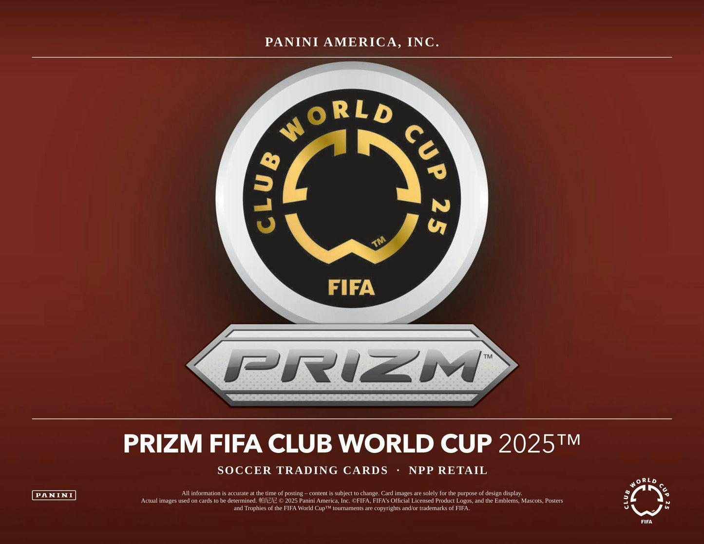 2025 Panini Prizm FIFA Club World Cup Soccer Mega Box
