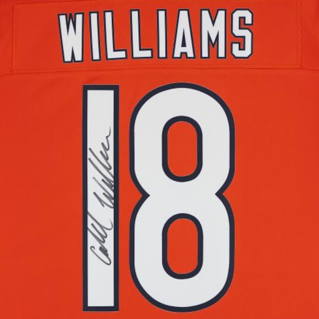 Caleb Williams Signed Jersey - Orange Nike