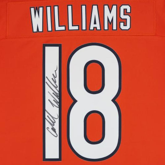 Caleb Williams Signed Jersey - Orange Nike