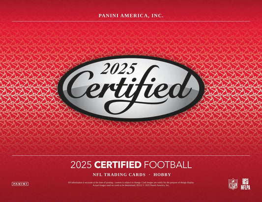2025 Panini Certified Football Hobby Box