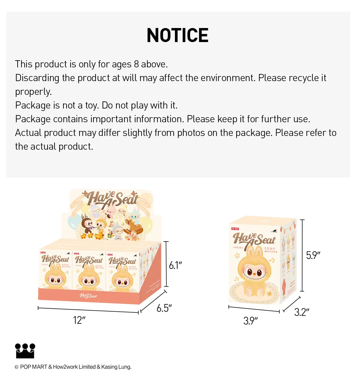 Labubu - Have a Seat by PopMart