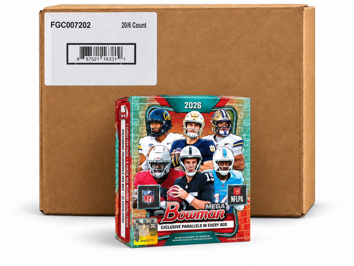 2026 Bowman Football Mega 20-Box Case
