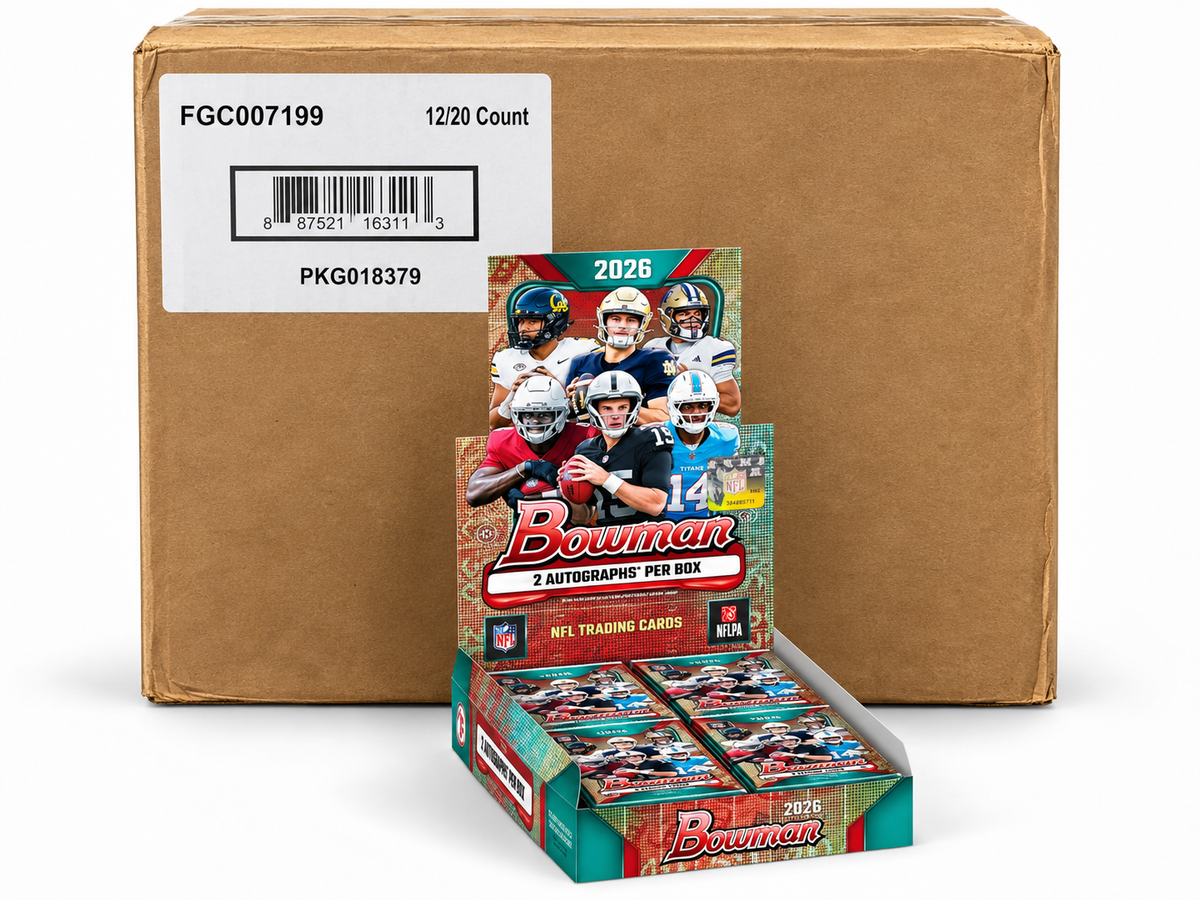 2026 Bowman Football Hobby 12-Box Case