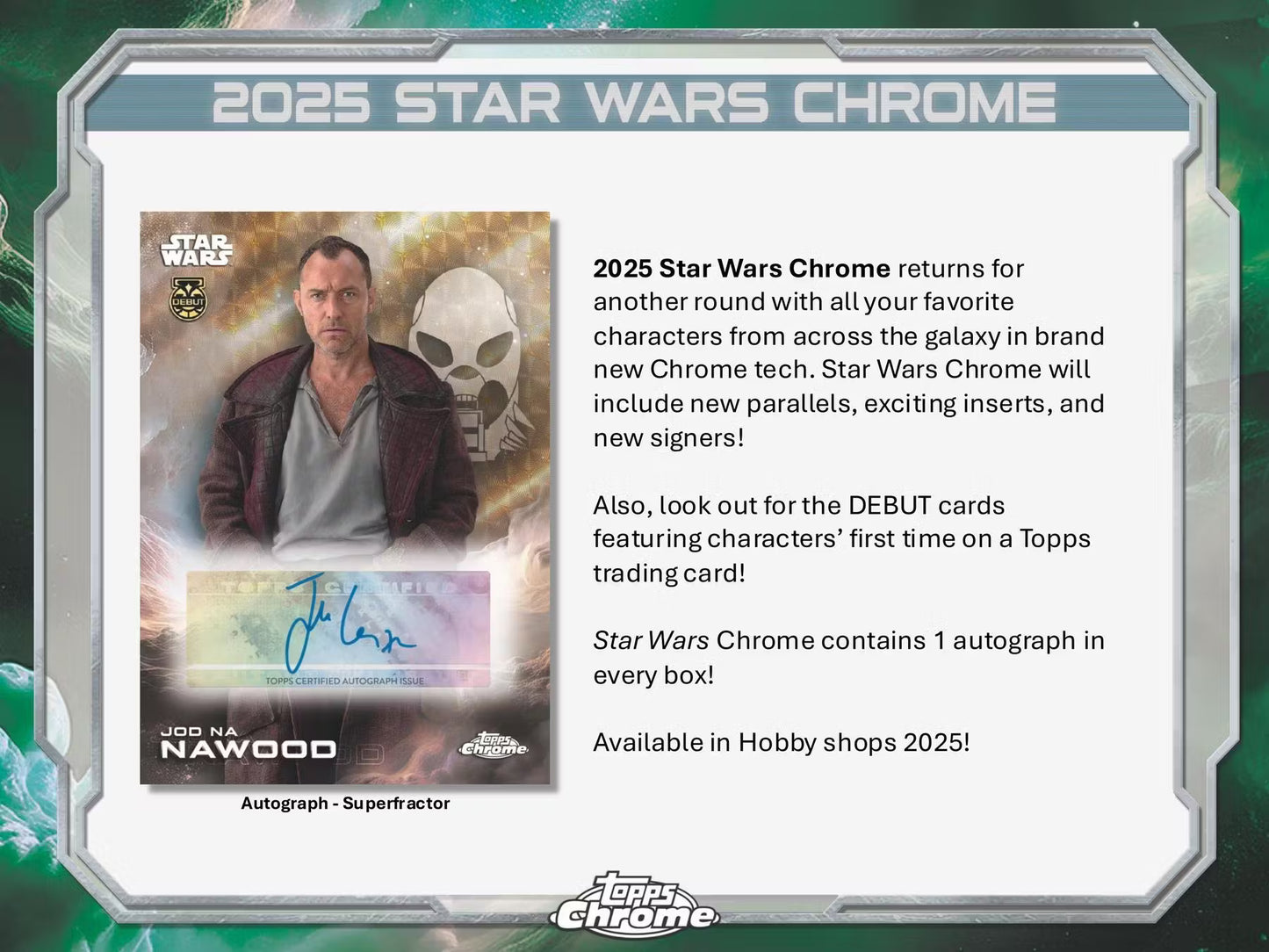 2025 Topps Chrome Star Wars Hobby