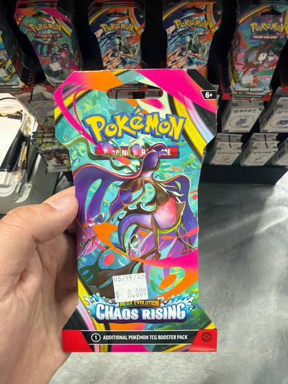 Pokemon TCG: Mega Evolution Chaos Rising Sleeved Booster