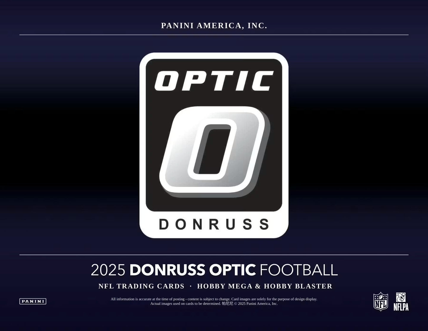 2025 Panini Donruss Optic Football Mega Hobby Box