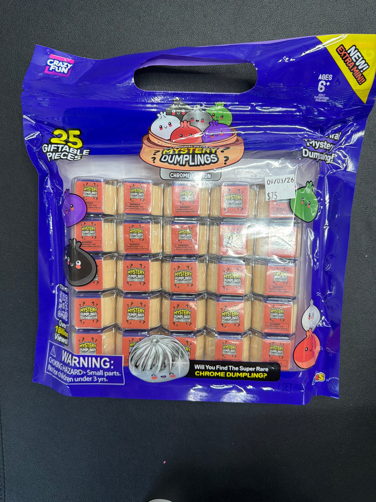 The Original Extra Mini Mystery Dumplings Chrome Edition