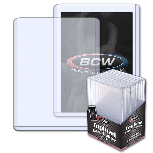 BCW toploaders thick card 168pt.