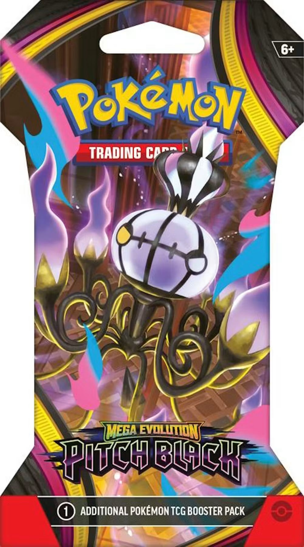 Pokemon Mega Evolution: Pitch Black Sleeved Booster Pack (Presell)