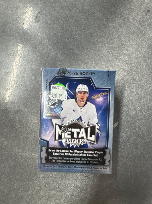 2025-26 Upper Deck Metal Universe Blaster box