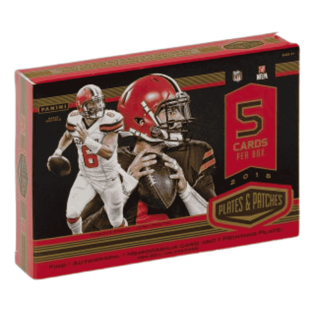 2018 Panini Plates & Patches Football Hobby Box