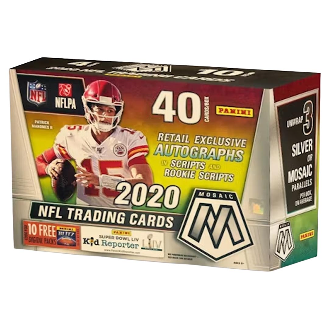 2020 Panini Mosaic Football Mega Box (Reactive Green Parallels!)
