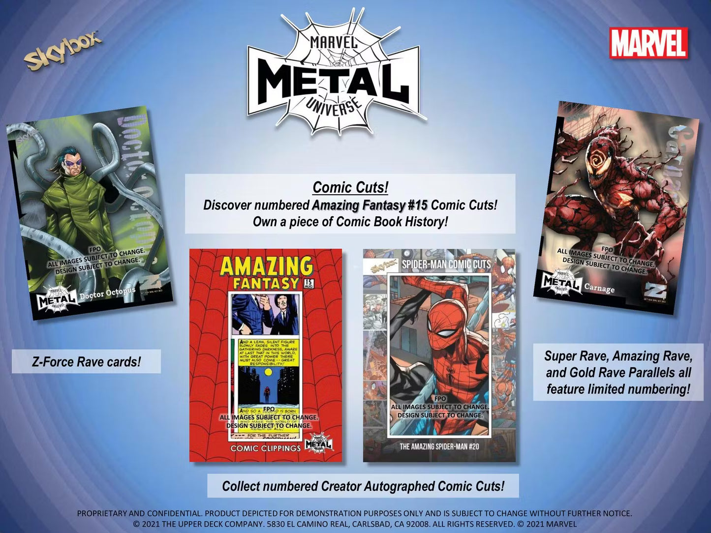 Marvel Metal Universe 2021 upper deck