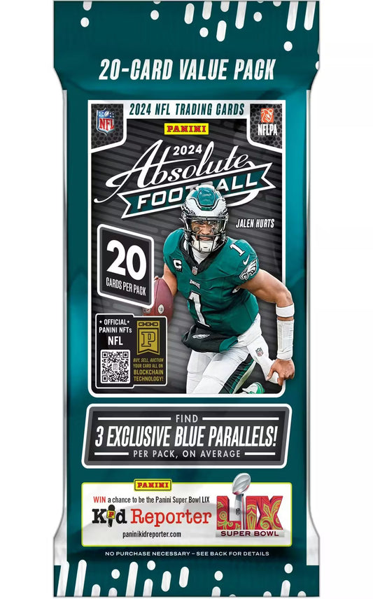 2024 Panini Absolute Football Jumbo Value Pack