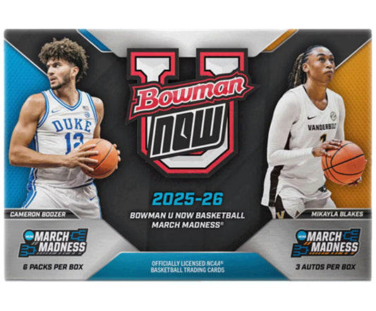2025/26 Bowman University NOW March Madness Basketball Hobby Box (Preorder)
