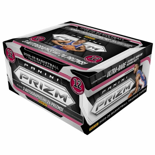 2025-26 Panini Prizm Basketball sealed Hobby Box, angled package view