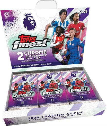 2025/26 Topps Finest Premier League EPL Soccer Hobby Box