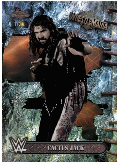 WWE 2025 Topps Chrome Wrestlemania X Cactus Jack