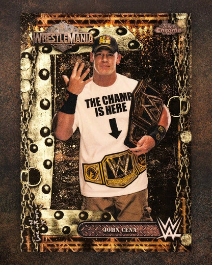 WWE 2025 Topps Chrome Wrestlemania X Cactus Jack