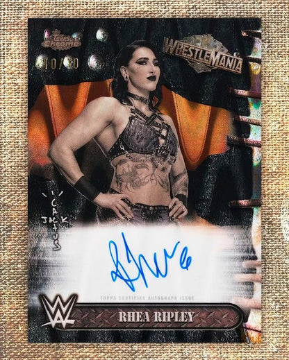 WWE 2025 Topps Chrome Wrestlemania X Cactus Jack